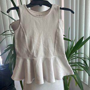 Children’s place peplum sleeveless top for girls size 7/8